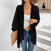 European And American Vacation Sun Protection Clothing Women Black / L