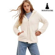 European And American Women’s Clothing Plush Coat Coat