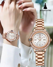Explosions Waterproof Ladies Watch Women Rose Gold