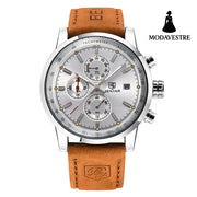 Fashion Casual Watch Mens Watches Men Luxury Brand Quartz Watch Business Leather Men’s Watches Clock 1style