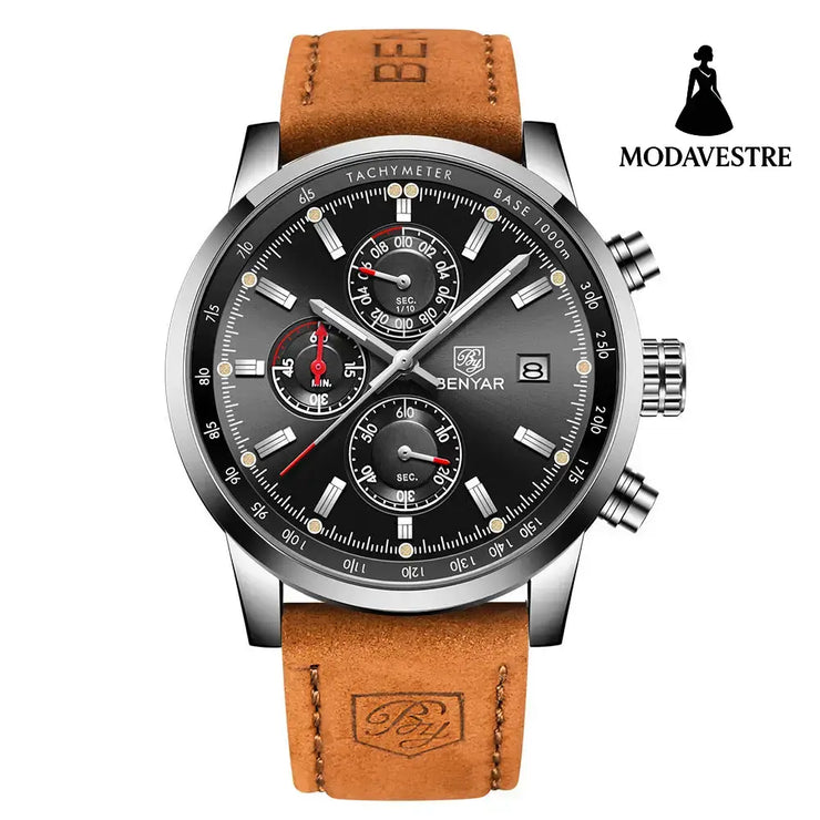 Fashion Casual Watch Mens Watches Men Luxury Brand Quartz Watch Business Leather Men’s Watches Clock 2style