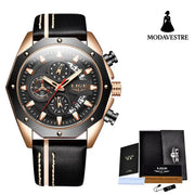 Fashion Mens Watches Top Brand Luxury Silicone Sport Watch Men Quartz Date Clock Waterproof Wristwatch Chronograph Belt