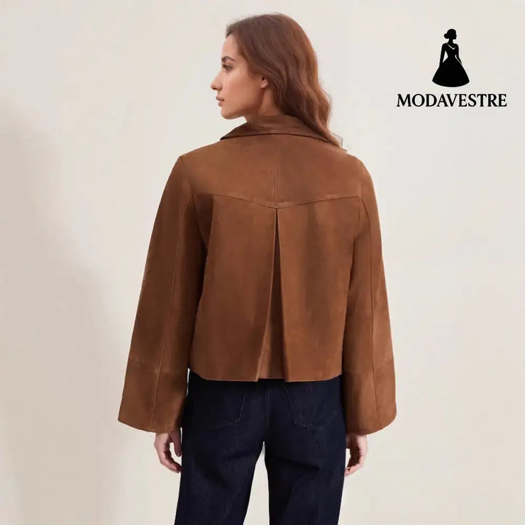Fashion Slim Suede Women’s Jacket Jacket