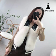Fashion Slimming Slim Women Fur Vest