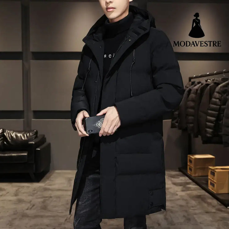 Fashionable And Handsome Thickened Work Clothes Cotton Coat Winter Clothing Down Men Coat