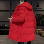 Fashionable And Handsome Thickened Work Clothes Cotton Coat Winter Clothing Down Men Red / 5XL Coat