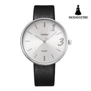 Fashionable Men And Women Couple Watches Trendy Waterproof White / A