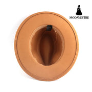 Flat Top Jazz Top Hat Men And Women British Woolen Hat