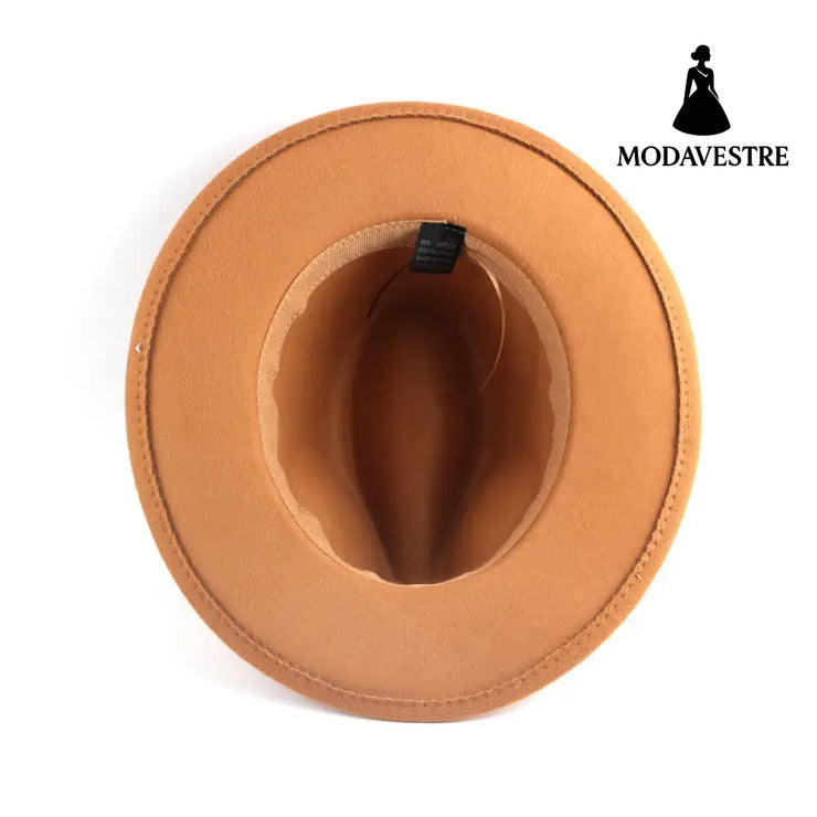 Flat Top Jazz Top Hat Men And Women British Woolen Hat