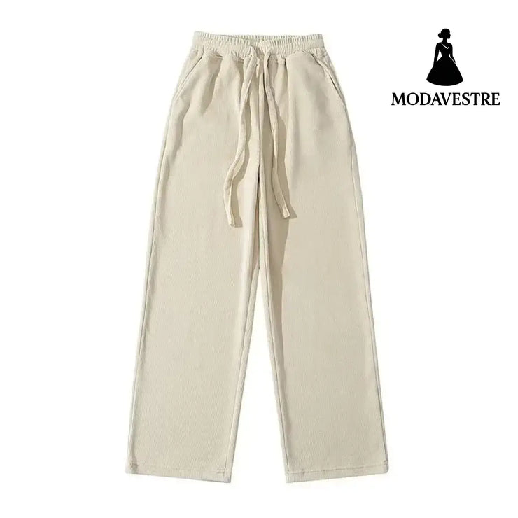 Fleece casual pants