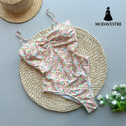 Floral One-Piece Swimsuit – Women’s Printed Swimwear