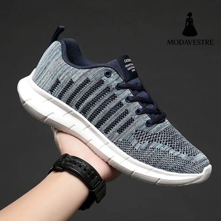 Flying Woven Sneakers Men s Breathable Running Shoes - MODAVESTRE