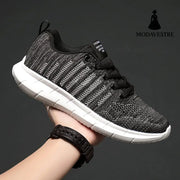 Flying Woven Sneakers Men s Breathable Running Shoes - MODAVESTRE