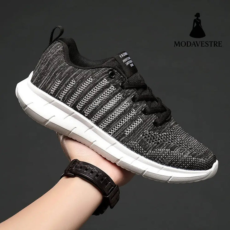Flying Woven Sneakers Men s Breathable Running Shoes - MODAVESTRE