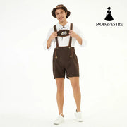 Germany Munich Beer Festival Clothing Suit Men 3350 Top Suspender Hat / 2XL