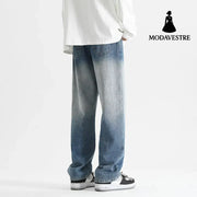 Gradient Wash Denim Pants Men