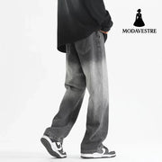 Gradient Wash Denim Pants Men
