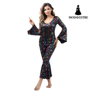 Halloween Carnival Disco Note jumpsuit