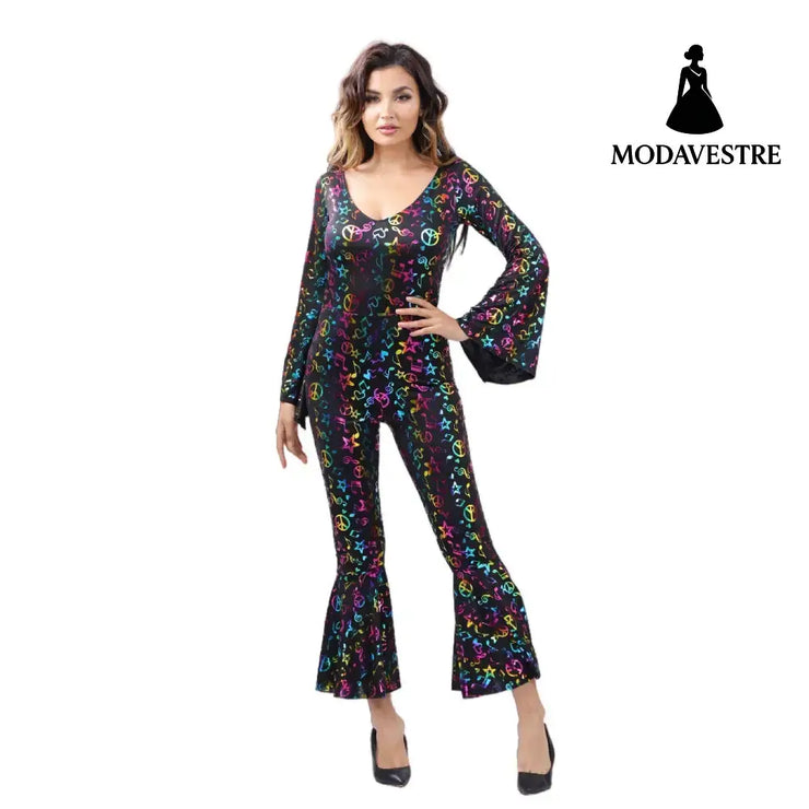 Halloween Carnival Disco Note jumpsuit