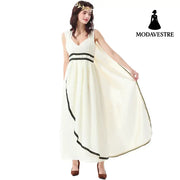 Halloween Costume Medieval Ancient Greek Roman Mythology Character Veil Dress Costume
