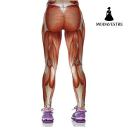 High Elastic Fashion Women Leggings Strong Muscles Printed Leggings Women Compression Pantalones Mujer Fitness Pants - MODAVESTRE