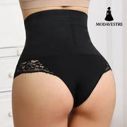 High Waist Tummy Control Shapewear – Lace Body Shaping Panties for Women