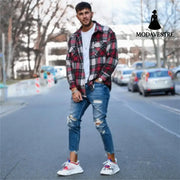 Hole men’’s jeans