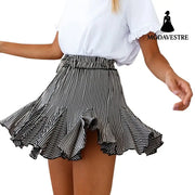 Holiday print skirt and skirt Black / L