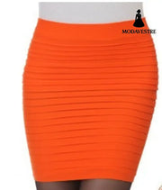 In summer the new style is thin candy big bag hip skirt A skirt skirt skirt skirt and skirt. Orange