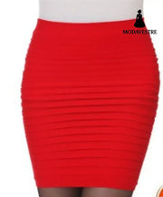 In summer the new style is thin candy big bag hip skirt A skirt skirt skirt skirt and skirt. Red