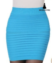 In summer the new style is thin candy big bag hip skirt A skirt skirt skirt skirt and skirt. Sky blue