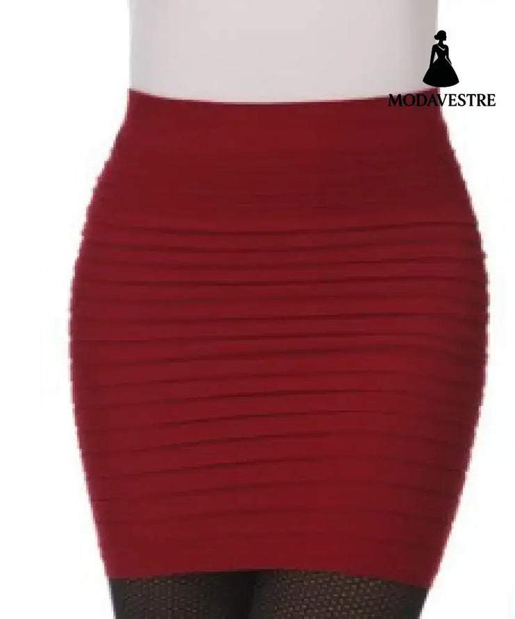 In summer the new style is thin candy big bag hip skirt A skirt skirt skirt skirt and skirt. Wine red