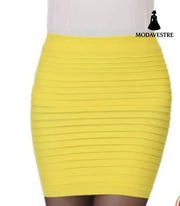 In summer the new style is thin candy big bag hip skirt A skirt skirt skirt skirt and skirt. Yellow