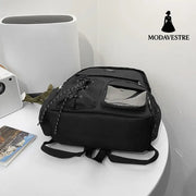 Ins Cool High School College Student Trend Brand Backpack Girl Casual Large Capacity Backpack Junior High School Bag Men