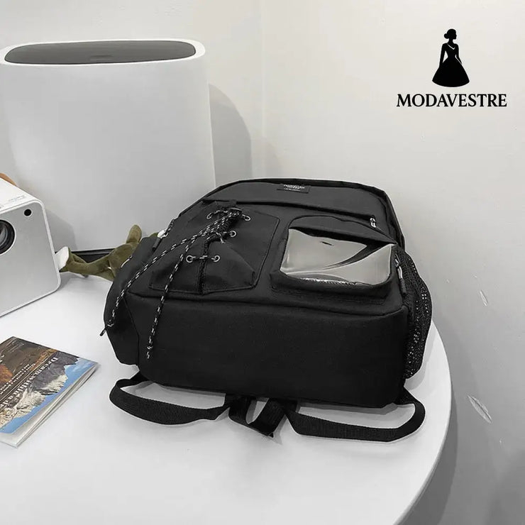 Ins Cool High School College Student Trend Brand Backpack Girl Casual Large Capacity Backpack Junior High School Bag Men