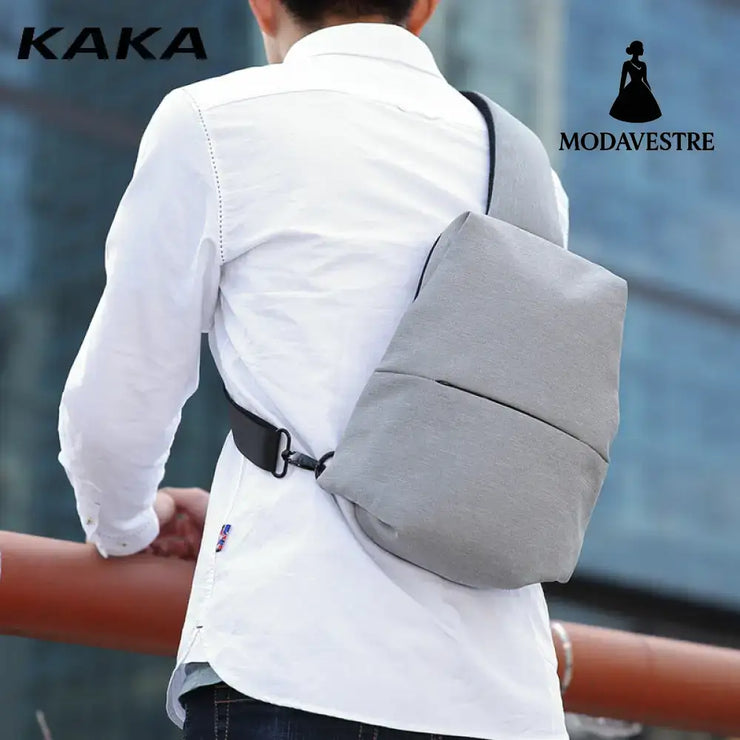 Kaka Chest Bag Men’s And Women’s Casual Sports One-Shoulder Messenger Bag Multi-Functional Outdoor Running Sports