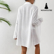 Lace Long-sleeved Beach Sun Protection Women’s Loose Women’s Clothing