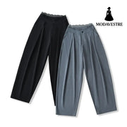 Lace lace patchwork trousers