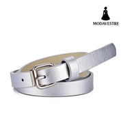 Ladies Kids Belts Heart Glitter Jeans Cropped Silver