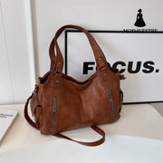 Large capacity tote bag shoulder bag crossbody bag for women brown / one size