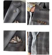 Leisure Suits For Men Business Formal Wear Two-piece Set