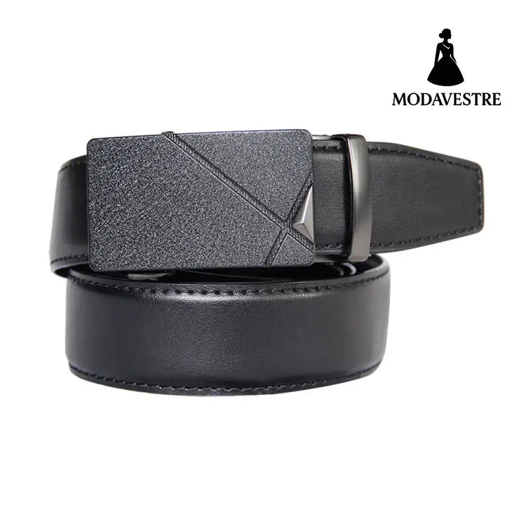 Liyu belt customized new leather belt men Black / 100cm