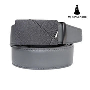Liyu belt customized new leather belt men Grey / 100cm