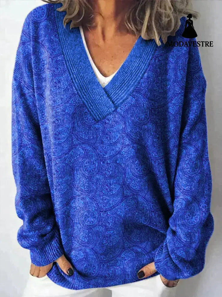 Loose And Lazy Style Soft Glutinous Pullover Women’s Top BJ20055646367 / 3XL Jumper