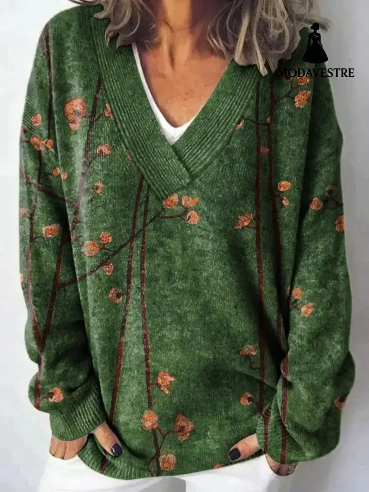 Loose And Lazy Style Soft Glutinous Pullover Women’s Top BJ20055646370 / 3XL Jumper