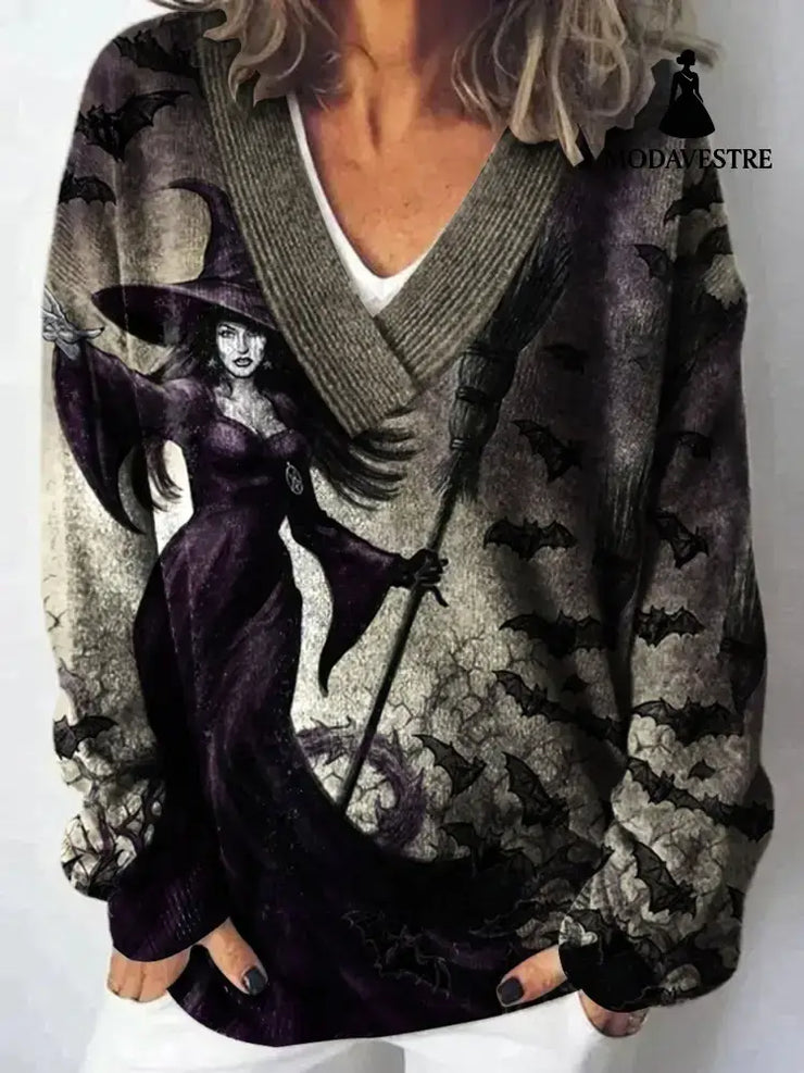 Loose And Lazy Style Soft Glutinous Pullover Women’s Top BJ20055646374 / 3XL Jumper