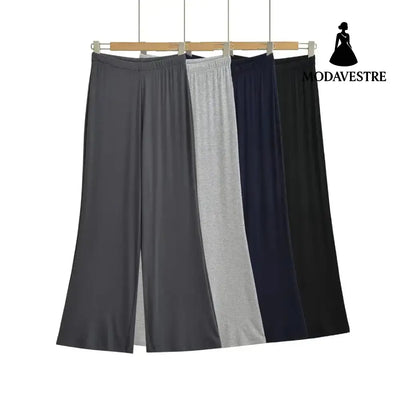 Loose casual wide leg pants