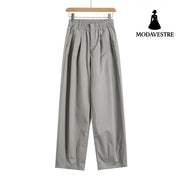 Loose straight leg wide leg casual pants