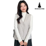 Loose Ultra-thin Women’s Outer And Inner Wear Vest Waistcoat