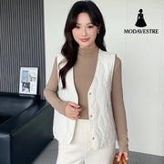 Loose Ultra-thin Women’s Outer And Inner Wear Vest Waistcoat